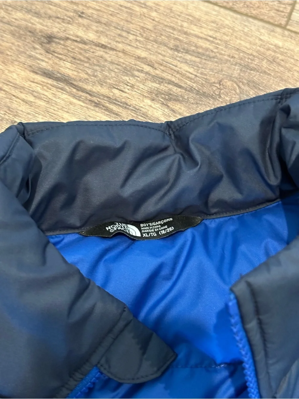 The North Face Kids XL (18-20) 416 Andes 550 Down Navy Puffer Jacket
